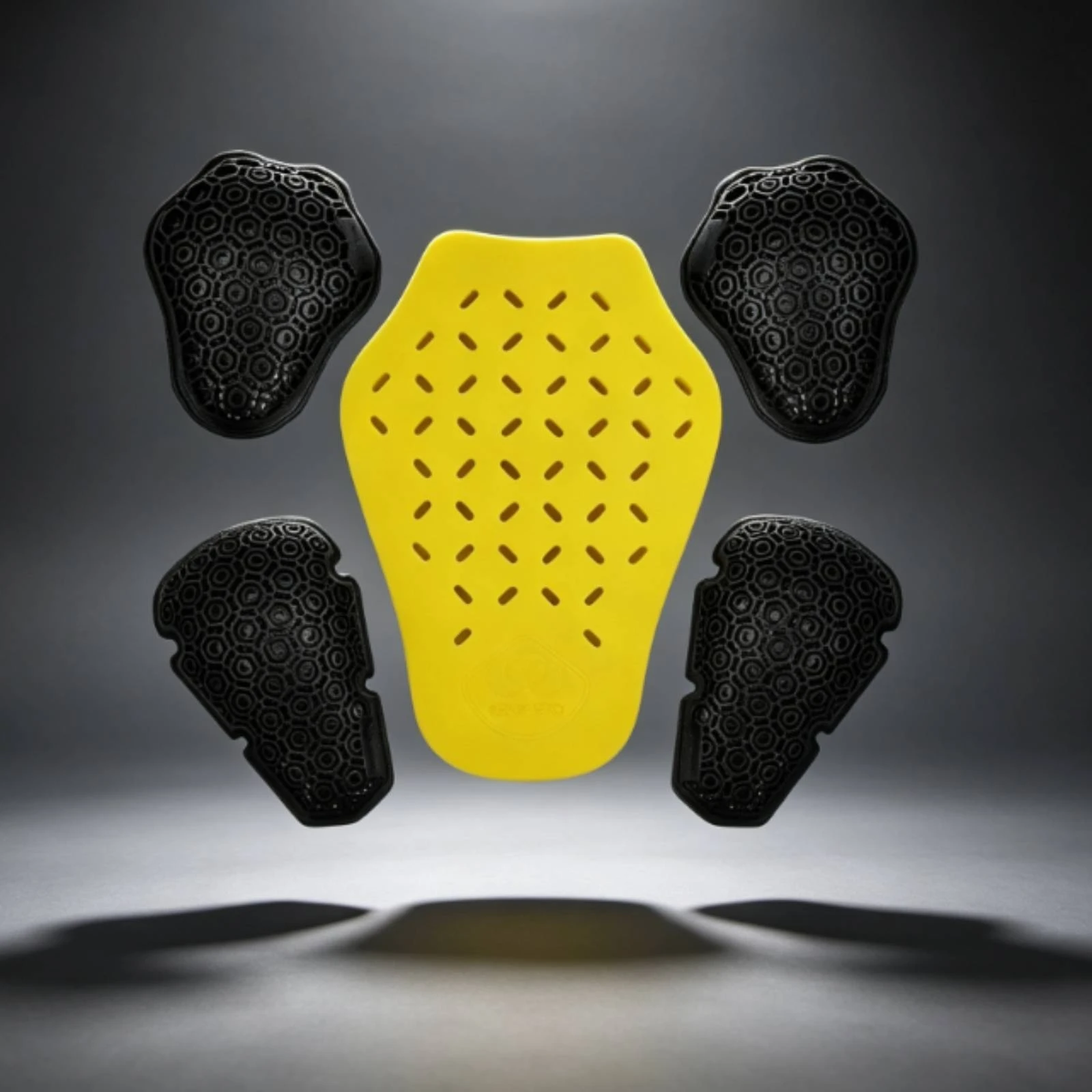 Motorcycle Armor Inserts Breathable Shock Absorbing Slim Protective Pads Set for Motorcycle Riders Jacket