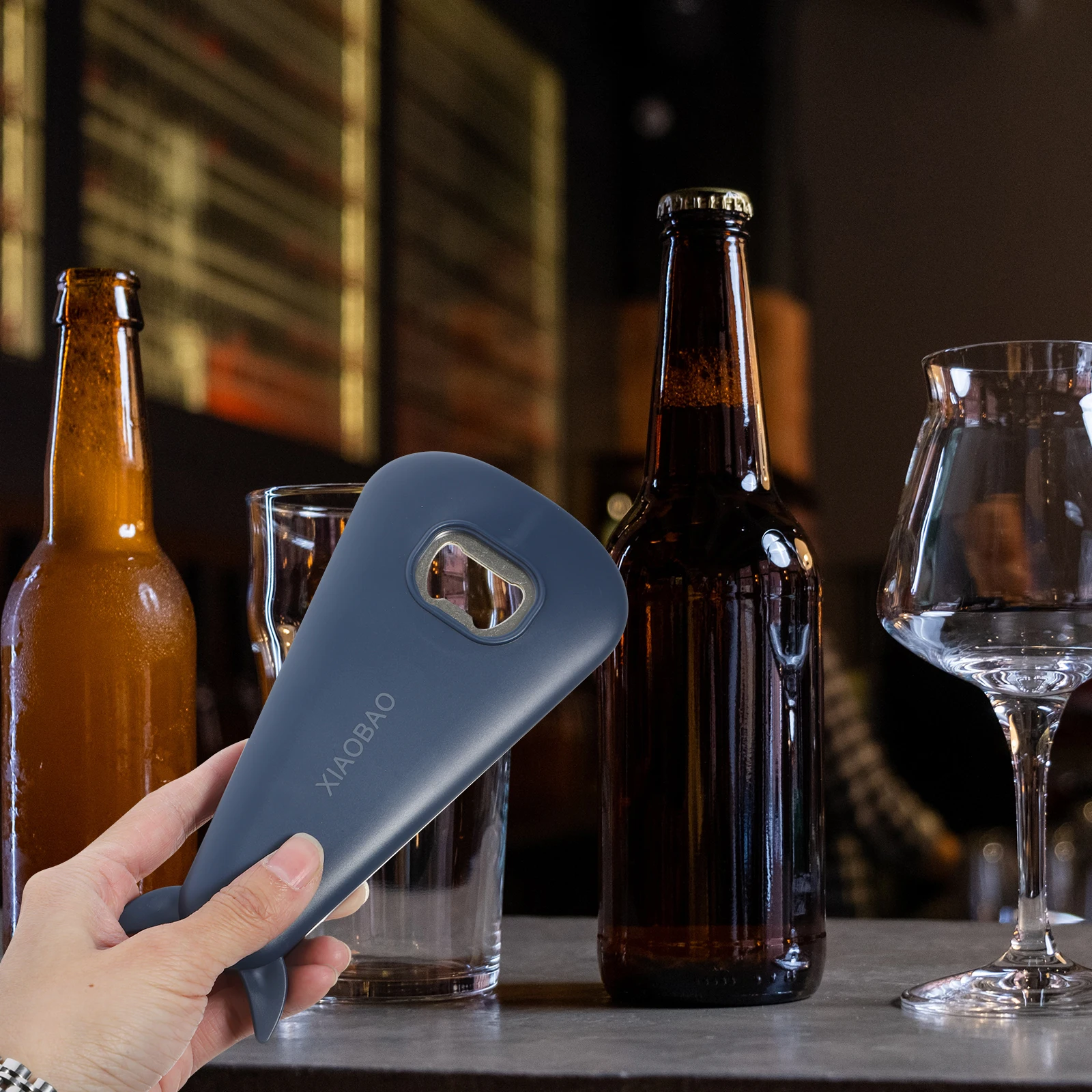 

Bottle Opener Multifunctional Portable Stainless Steel Manual Cap Opener For Beer Can Travel Party Use