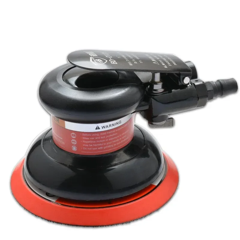 125mm Pneumatic Disc Sander Polisher Air Orbital Sanding Machine Grinder for Woodworking Metal Car Detailing BD-0125