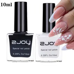 Black White Nail Art Stamping Polish 10ml 30 Colors Stamping Plates Polish Stamping Gel No Smudge Top Oil Colorful Nail Varnish