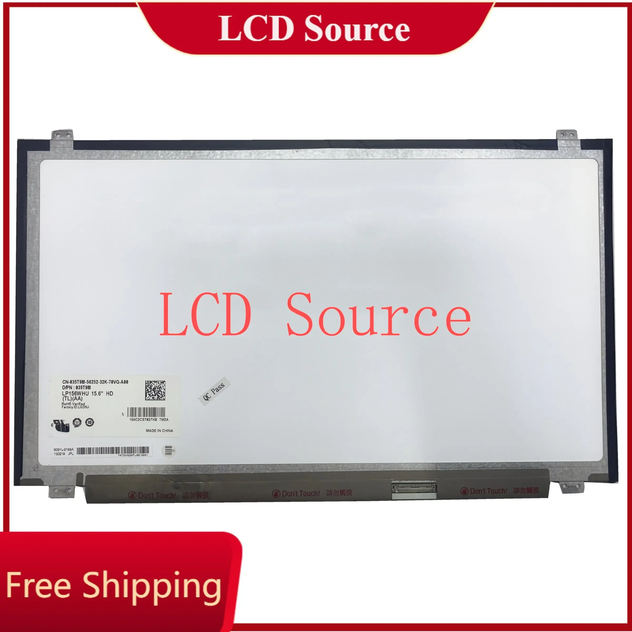 LP156WHU TLAA LP156WHB-TLB2 LP156WH3-TLAA LP156WHB-TPL1 40pins 1366×768 15.6inch Laptop LCD screen