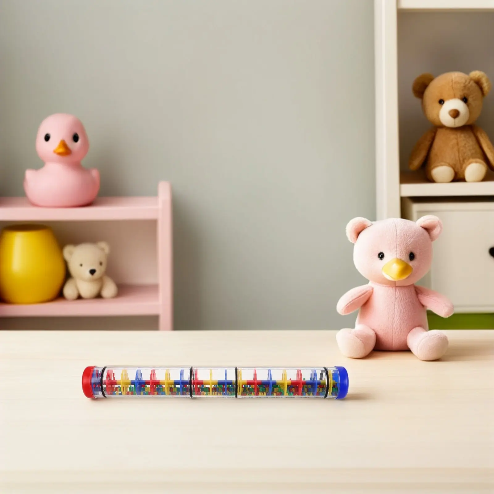 

Музыкальный инструмент «Дождевая палка» со спиральным дизайном для малышей, для развития сенсорных и слуховых навыков, генератор звука дождя, звуковые трубки