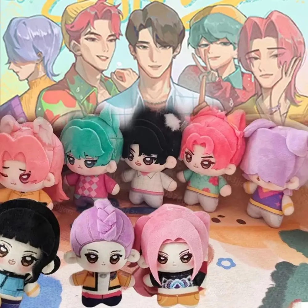 

Kpop Demon Hunters Saja Boys Плюшевая игрушка Милая мягкая Jinu Mystery Romance Baby Abby Plushie Настольный декор Мягкая хлопковая кукла Подарок для фанатов