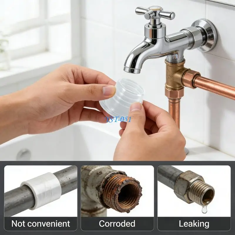 E15A 180Pcs Silicone Faucet Washers Faucet Leakproof Sealing Gasket Pipe Sealing Rings For Leakproof Seal In Kitchen Bathroom