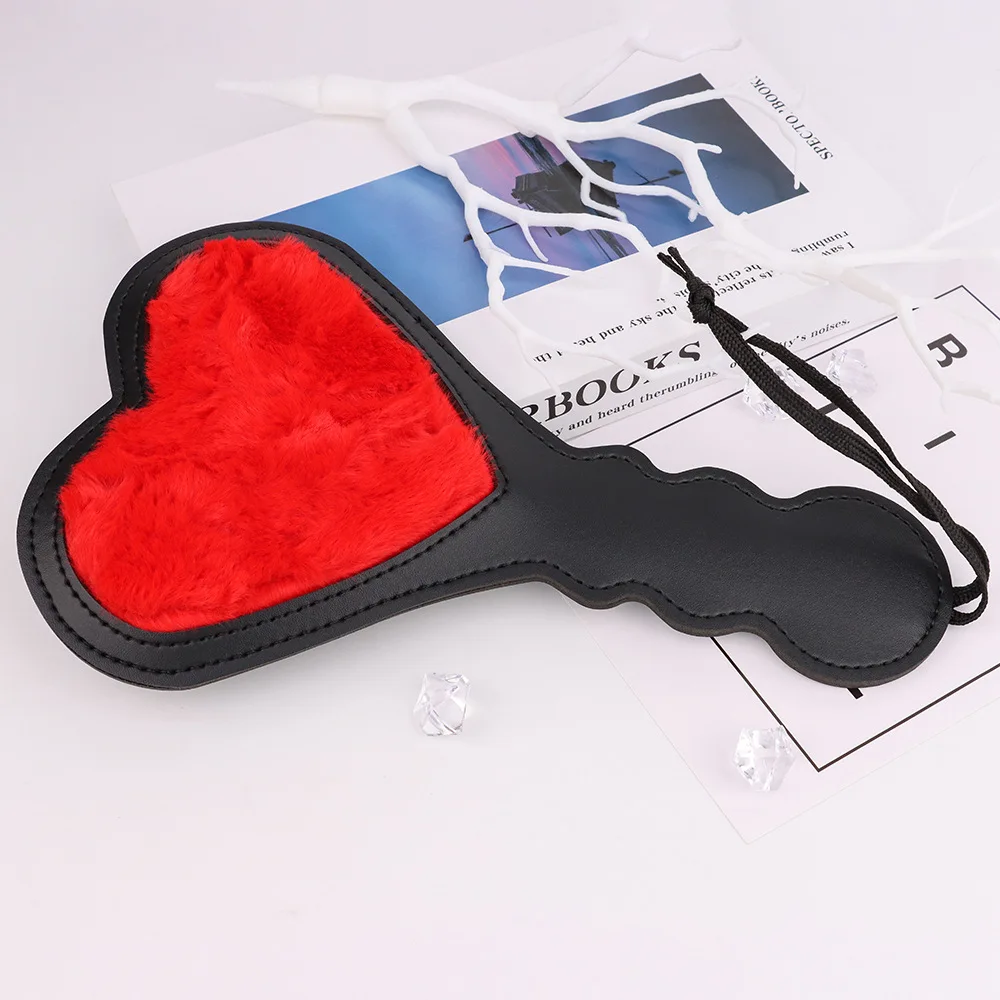 Кнут для лошади в форме сердца, укороченный для верховой езды из искусственной кожи 26 см для конного спорта