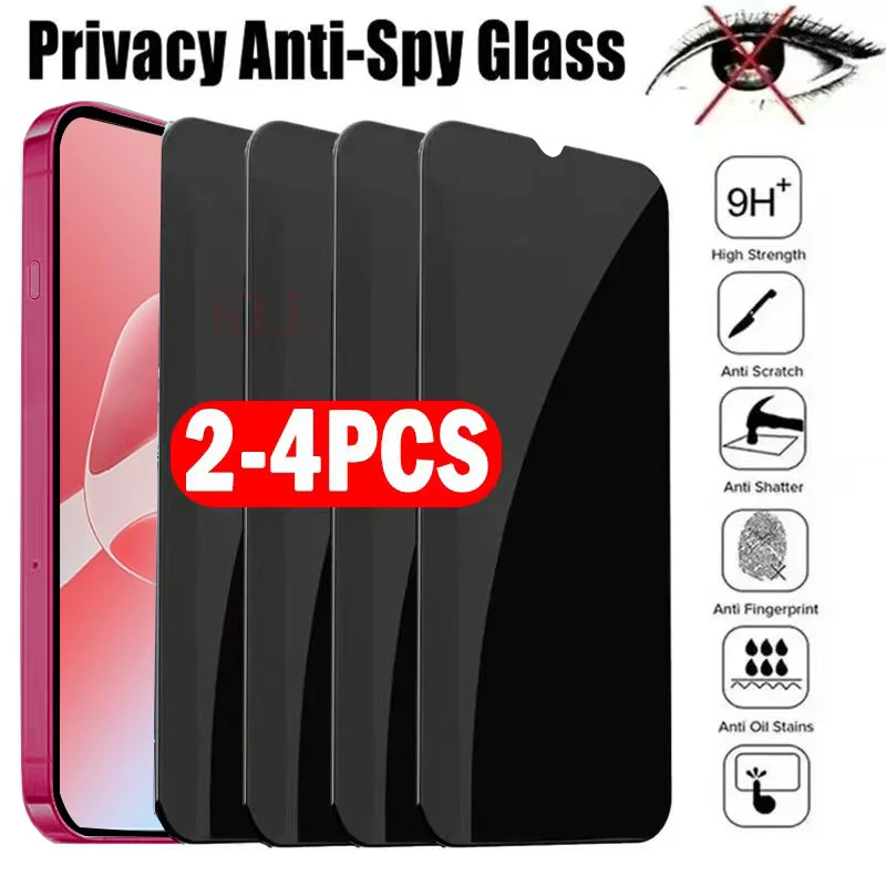 

2-4pcs Privacy Anti Spy Tempered Glass For Infinix Hot 60i 50i 40i 30i 30 40 50 60 Pro Smart 10 9 8 HD 7 6 Plus Screen Protector