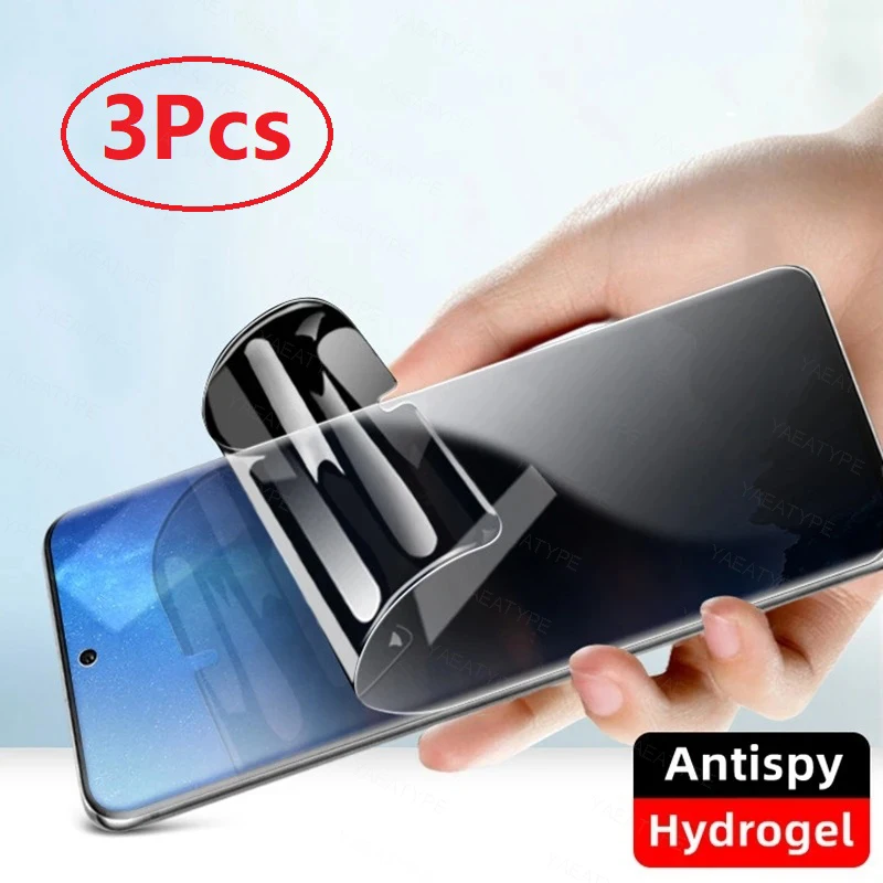 3PCS Privacy Hydrogel Film For Samsung Galaxy A03 A12 A13 A14 A15 A21S A22 A23 A30 A31 A32 A33 A34 5G Screen Protector