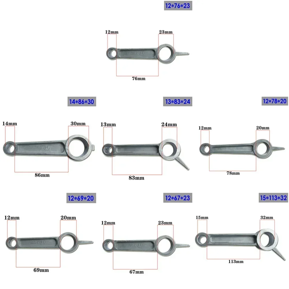 1Pc Air Compressor Connecting Rod Tone Aluminum Alloy Bore Air Compressor Connecting Link Rod For Air Compressor Spare Part