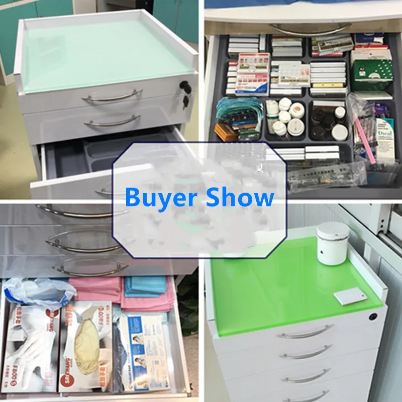 Automatically Rutern 5 Drawer Slider Mobile Medical Dental Furniture Cabinet Clinic Cabinet Hospital Cabinet With Wheel Storage