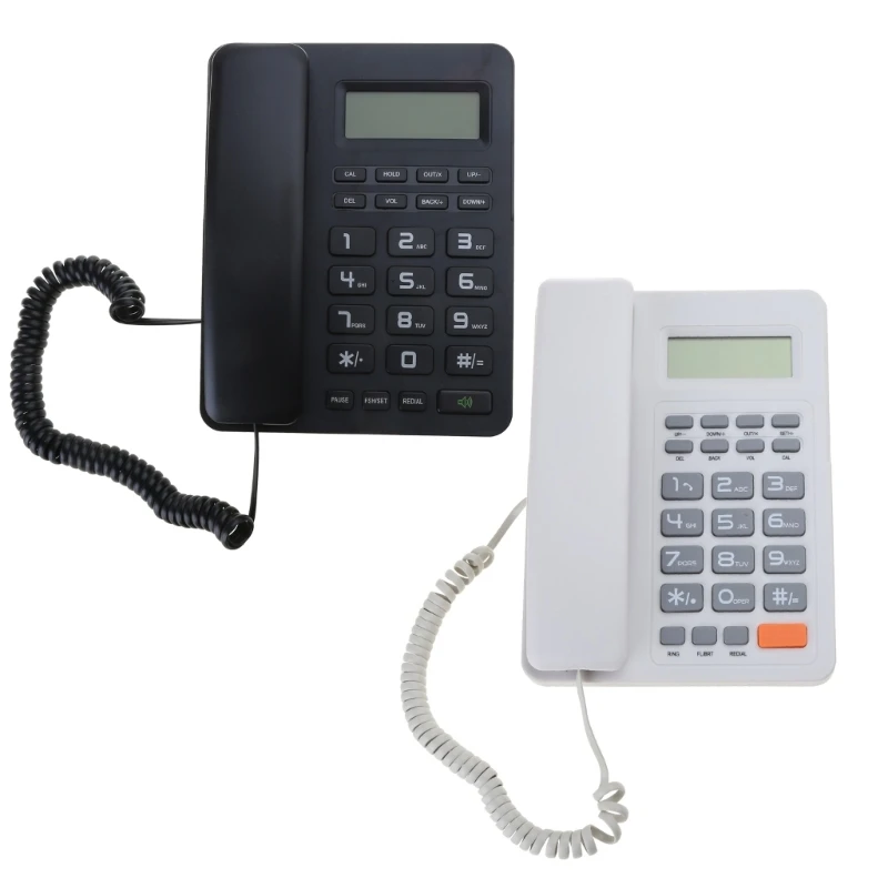 VTC-500 Fixed Telephone with Caller ID 16Ring Music Selections Memory Storage Multi-Functional for Elderly and Drop Shipping