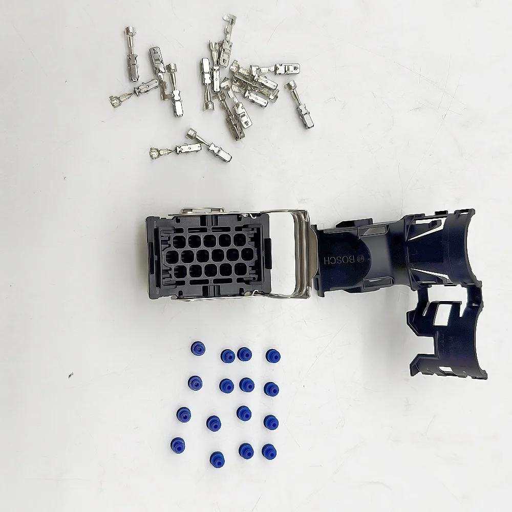 Hochwertige EDC7 Common-Rail-ECU-Buchse, 16-poliger Leiterplattenstecker, Stecker, geeignet für Kfz-Injektormodule. – Detail 8