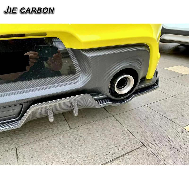 Real carbon fiber rear bumper diffuser upgraded spoiler rear lower lip for suzuki swift sport  ZC33S  2018-2024 year