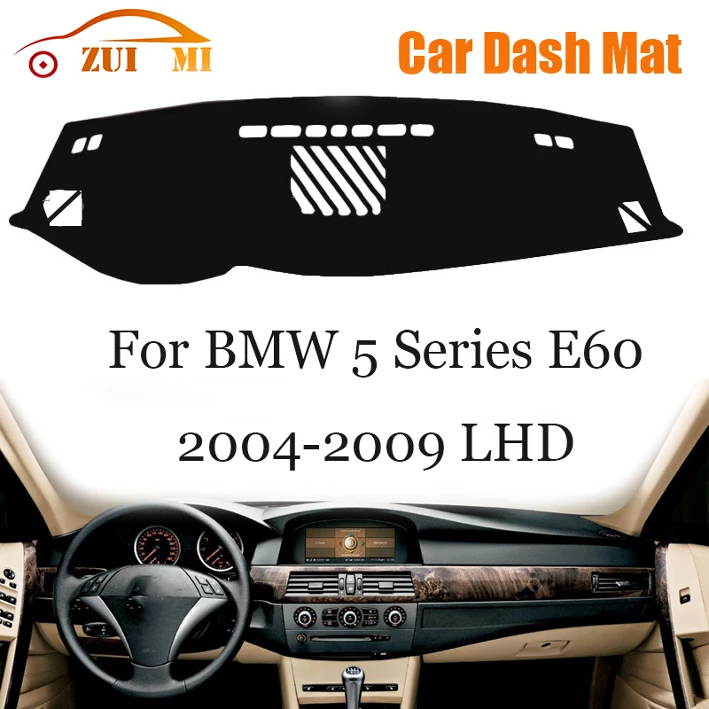 

ZUIMI Dashboard Cover Dash Mat Dashmat For BMW 5 Series E60 2004-2009 LHD RHD Dash Board Cover Pad Sun Shade