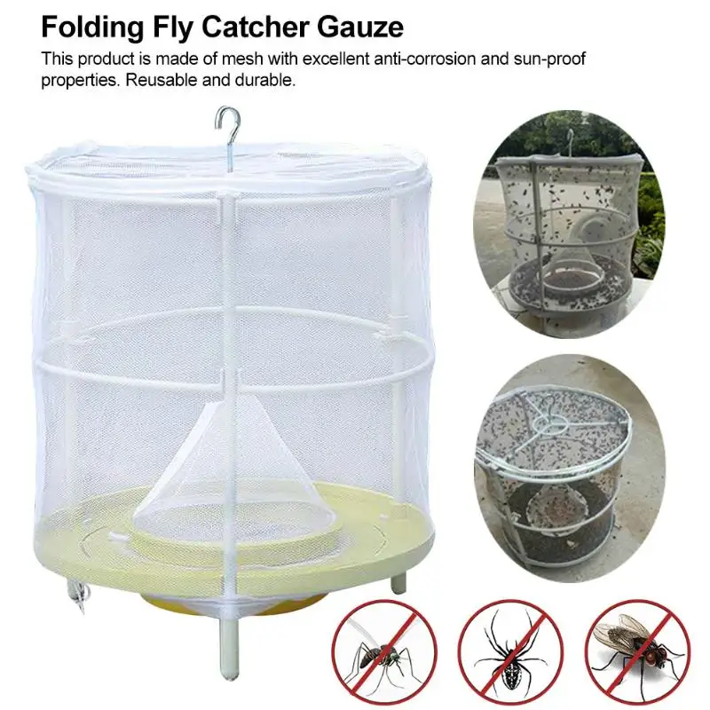 Orchard Fly Trap Portable Folding Reusable Insect Trap For Garden Vegetable Farm Gardening Tools