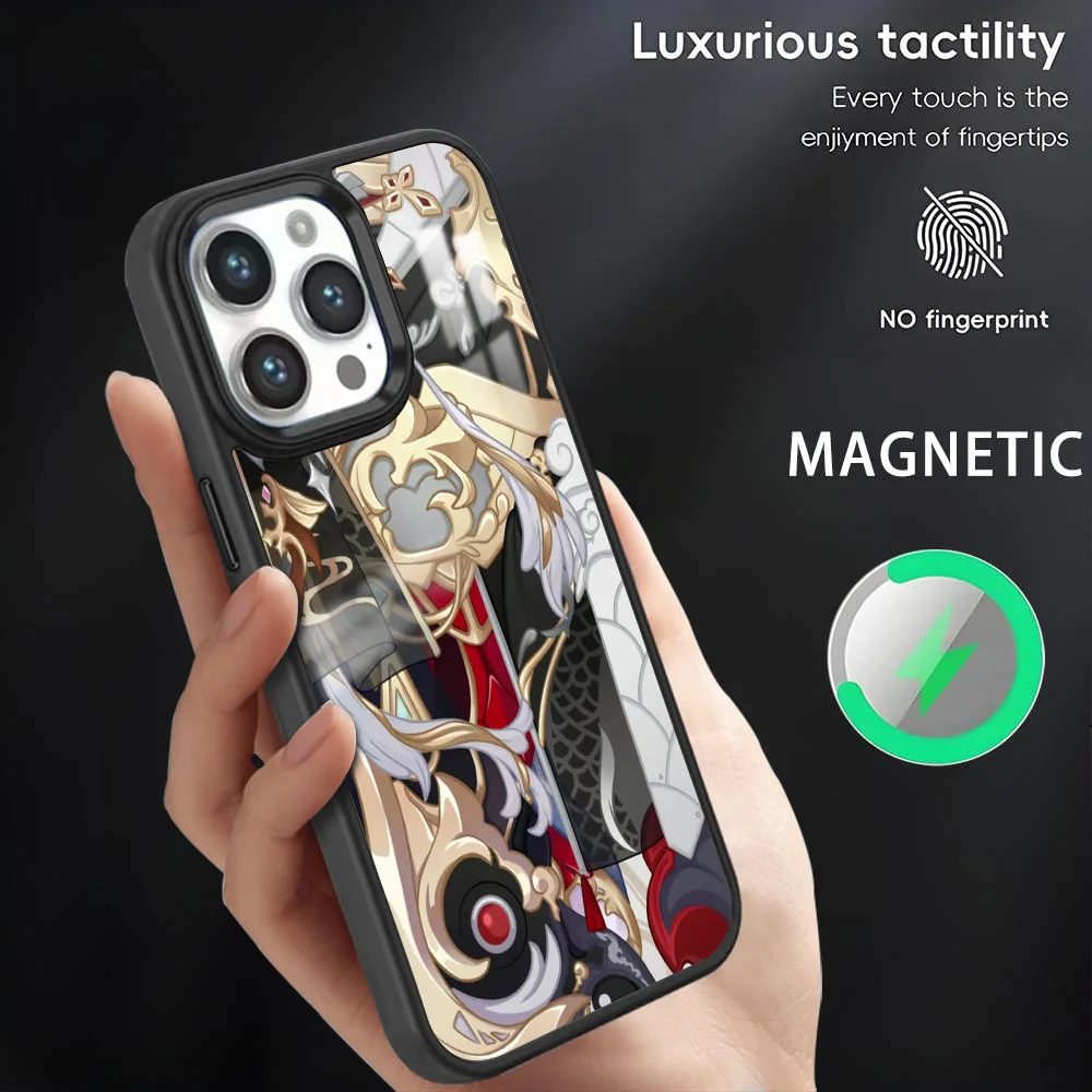 

Honkai Impact 3rd Phone Case For iPhone 16 15 14 13 12 11 Pro Max Plus Mini Magsafe Magnetic Wireless Charging PC Cover