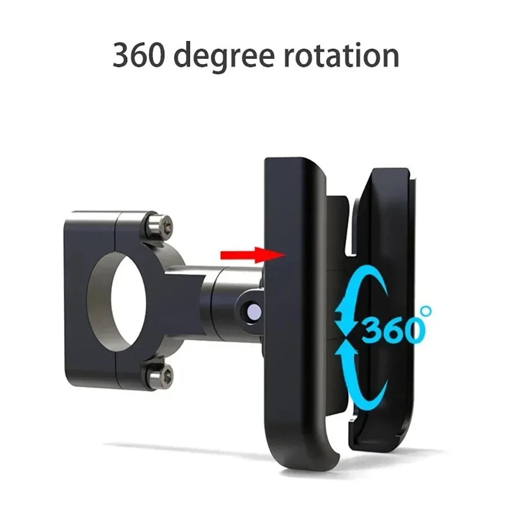 Motorcycle Bicycle Phone Holder GPS Bracket Cellphone Stand Handlebar Mount Adjustable Bike Phone Holder Motorbike Accessories view 4