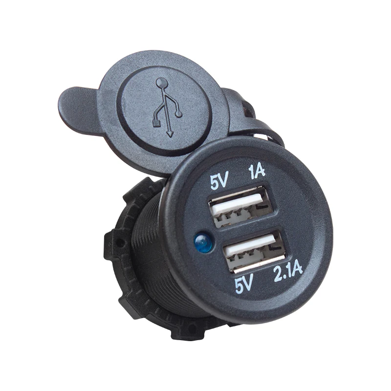 POWERMASTER CHASSIS TYPE AUTO USB CHARGER 5V-2.1A-5V1A