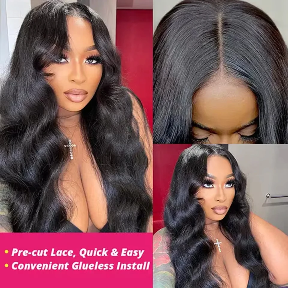 Body Wave Lace Front Wigs Human Hair 13x4 Transparent Lace Frontal Human Hair Wig Pre Plucked Glueless Wigs Human Hair for Women image 2