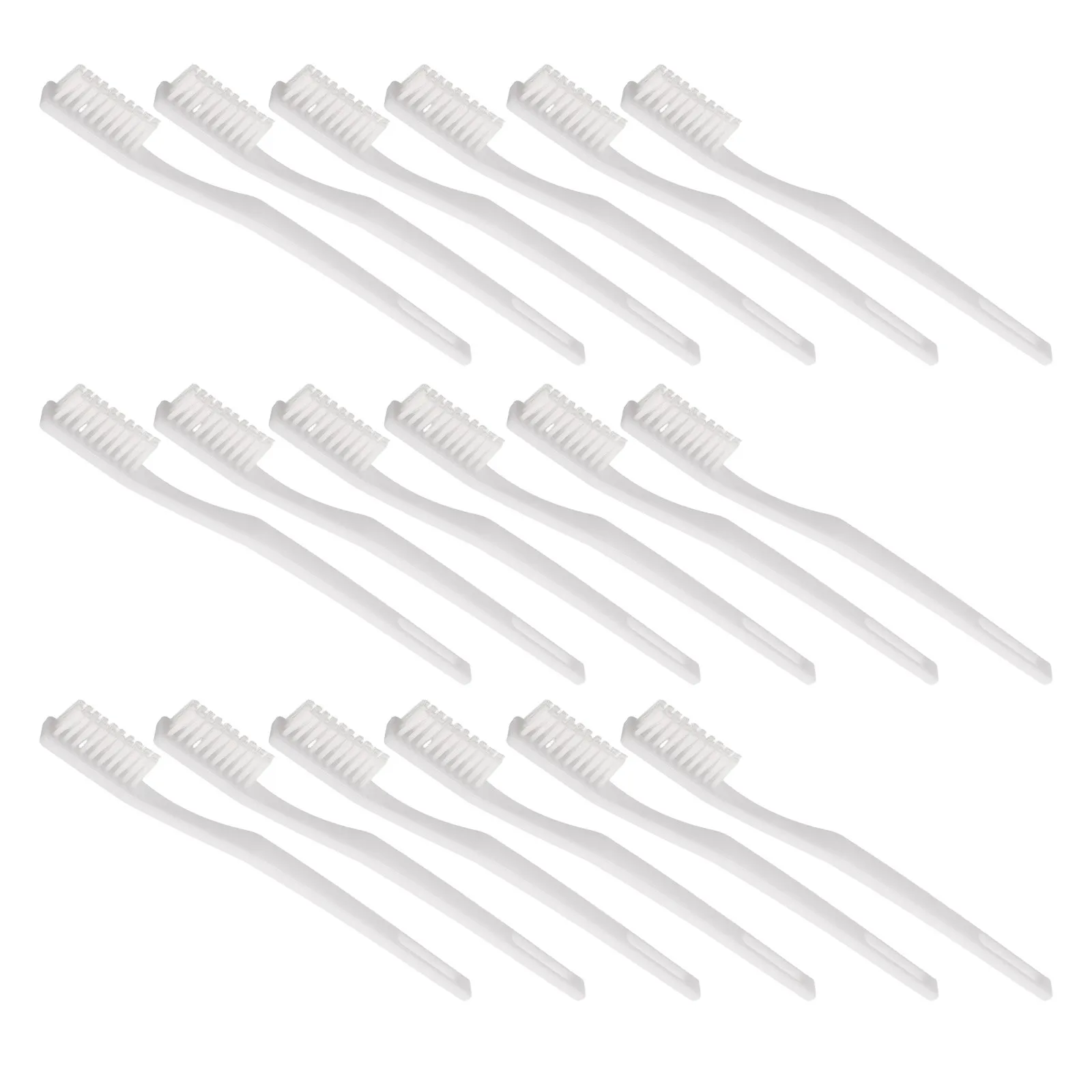 100Pcs Disposable Toothbrushes Individually Wrapped Soft Bristle Portable Travel Guest Room Supplies Hotel Bulk Disposable Tooth