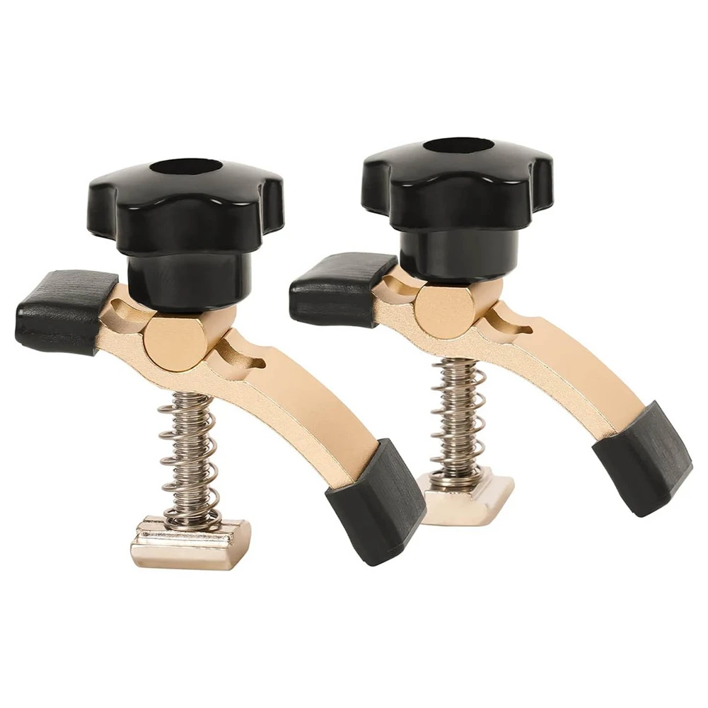 

2PCS Mini Hold Down Clamp Kit, CNC Router Clamp For Woodworking And Metalworking, With 3018 CNC Router Machine