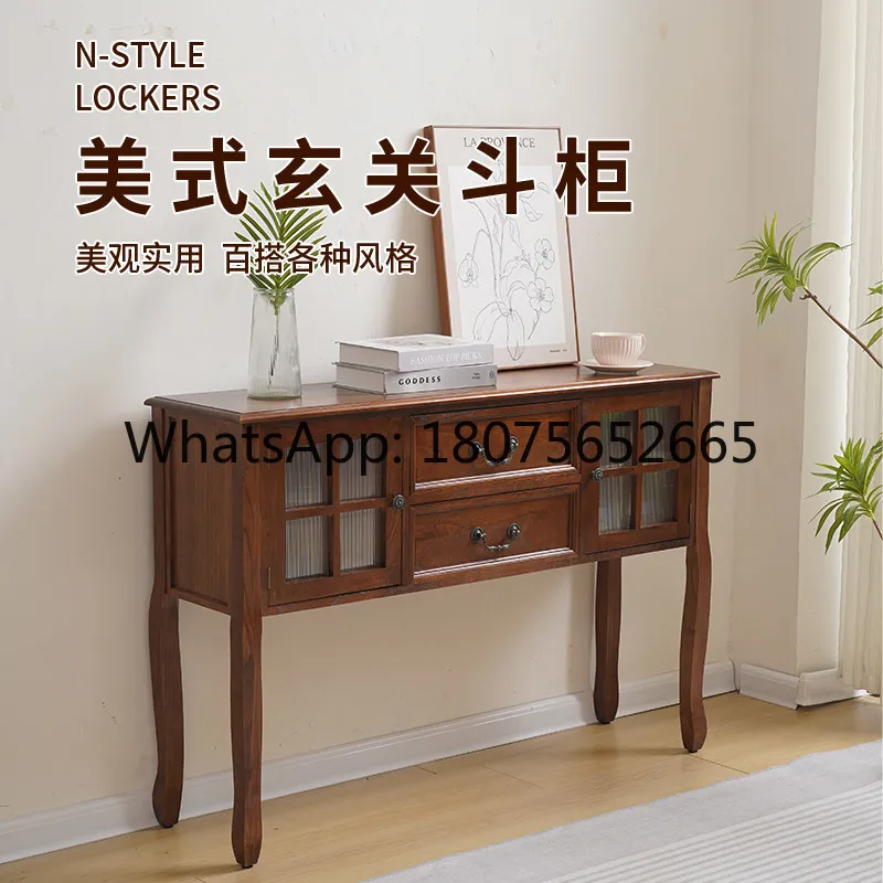 American-style living room sideboard console table for hallway, entryway, and decor view 3