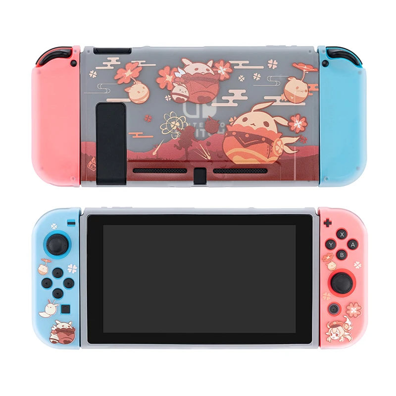 Защитный чехол для Nintendo Switch OLED, прозрачный жесткий чехол в стиле аниме для игровой консоли Nintendo Switch OLED, аксессуары
