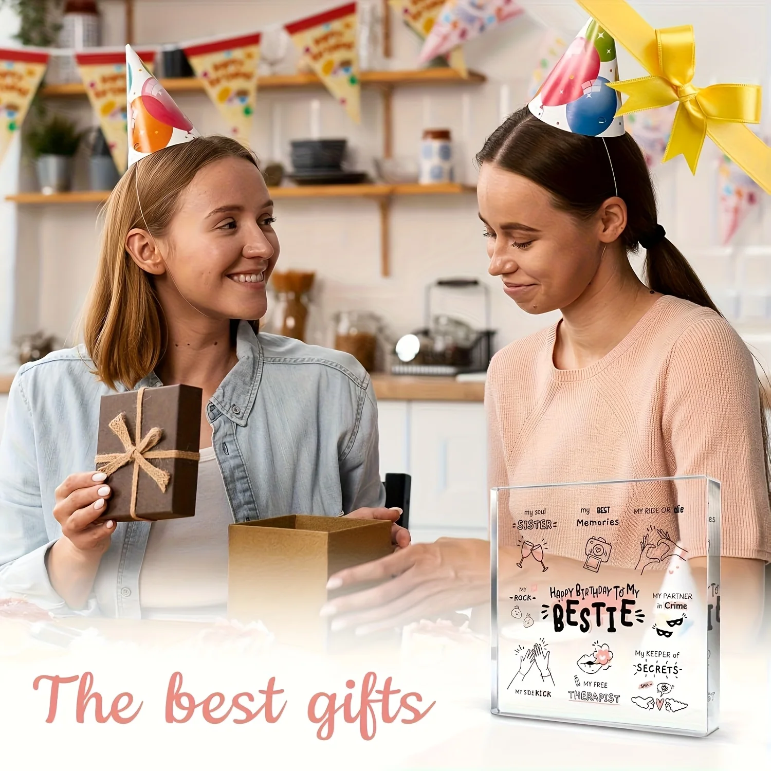 هدايا Bestie للنساء، هدايا الأصدقاء، هدايا أفضل الأصدقاء للنساء، هدايا الصداقة للنساء، هدايا عيد الميلاد لأخت Bff Soul #3