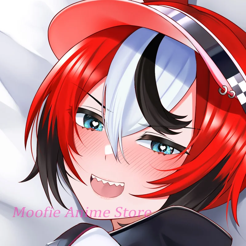 Anime Body Pillowcase Hakos Baelz Vtuber Dakimakura Life-Size Double-Sided Print 2WAY Pillow Cover