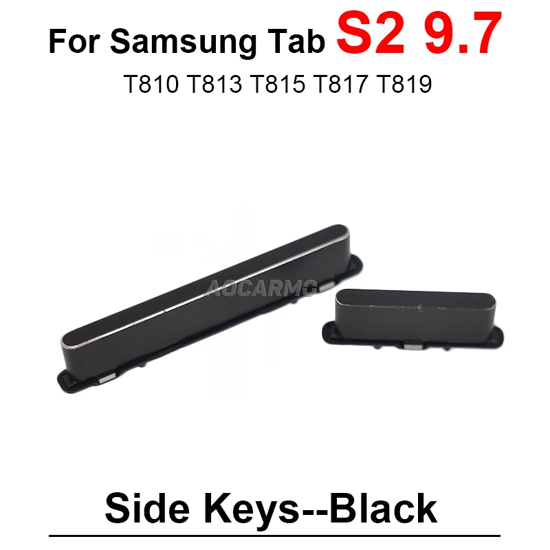 For Samsung Galaxy Tab S2 9.7 T810 T815 T813 T817 T819 Power On OFF Volume Buttons Side Keys Replacement Part