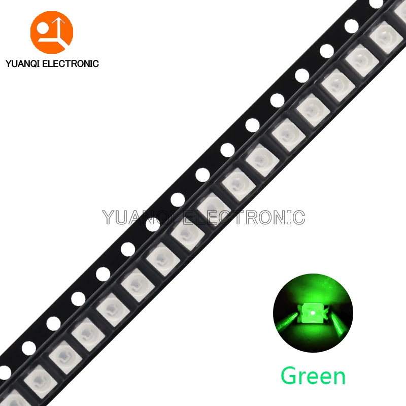 1000 قطعة/2000 قطعة 5050 3528 1210 SMD LED أبيض أحمر أزرق أصفر أخضر برتقالي دافئ أبيض وردي أرجواني صمام ثنائي باعث للضوء