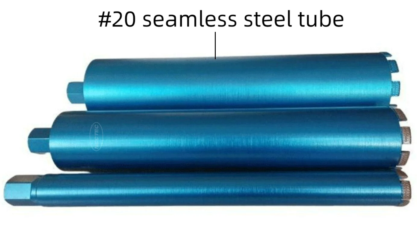 Imagem -03 - Telhado Grade Segmentos 25230x450 mm 11 47 Unc Coroa Soldadas a Laser Diamante Núcleo da Broca Bits 1- X18 Concreto Armado 12 mm