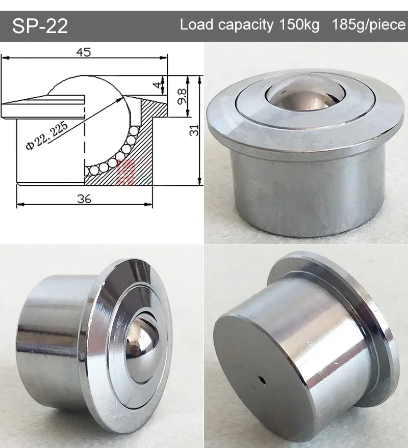 Factory outlets SP-8/12/15/22/25 Precision universal Ball bearingcasters/wheel,Scroll flexible,Transmission systefurniture wheel