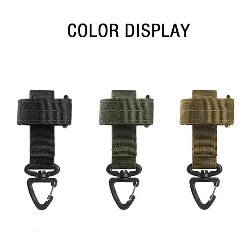 New Multi-purpose Tactical Gloves Buckle Glove Hook Military Fan Outdoor Climbing Rope Storage Adjust Camping Hanging Outdoors