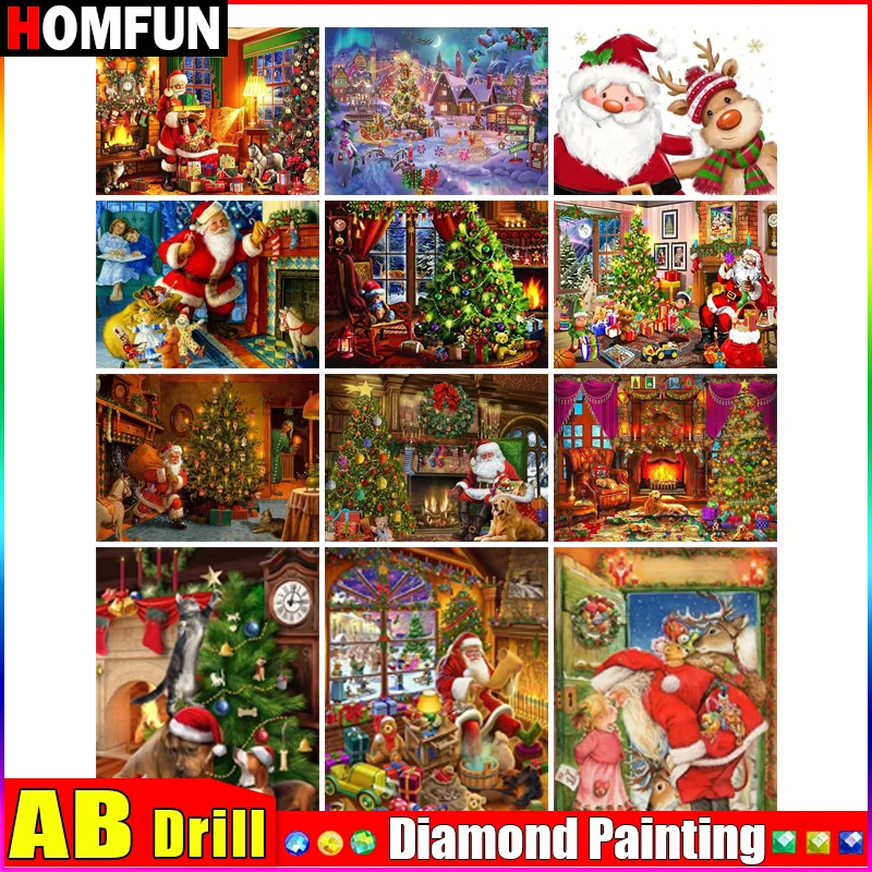 HOMFUN AB DIY 5D Diamond Painting 