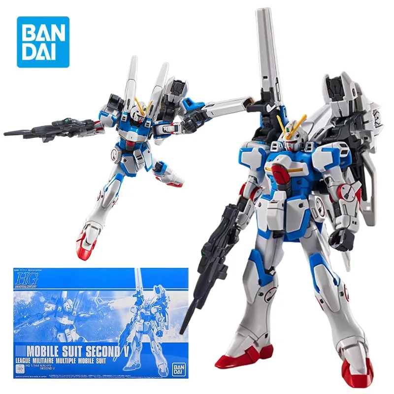 

BANDAI PB HG HGUC 1/144 Mobile Suit Second V V2 Action Figures League Militaire Multiple Mobile Suit Anime Model Kit Gifts