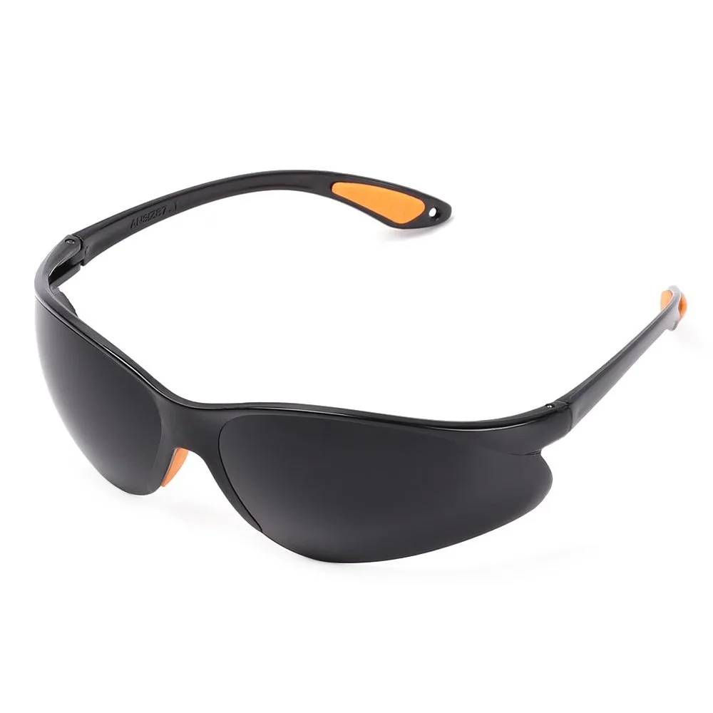 Scratchproof Welding Glasses Grey Black Welding Welder Goggles Dustproof Windproof Work Glasses Eye Protection Women Men