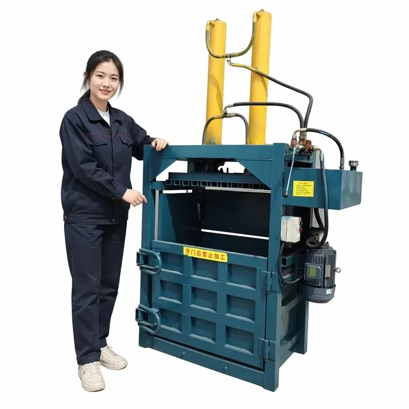for Small Hydraulic Baler Multi-functional Straw and Feed Baler PET Plastic Bottle Compressor for Garbage Station