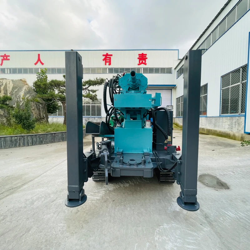 جهاز حفر آبار المياه 400 متر آلة حفر آبار المياه محرك الديزل منصات حفر آبار المياه الصغيرة للبيع