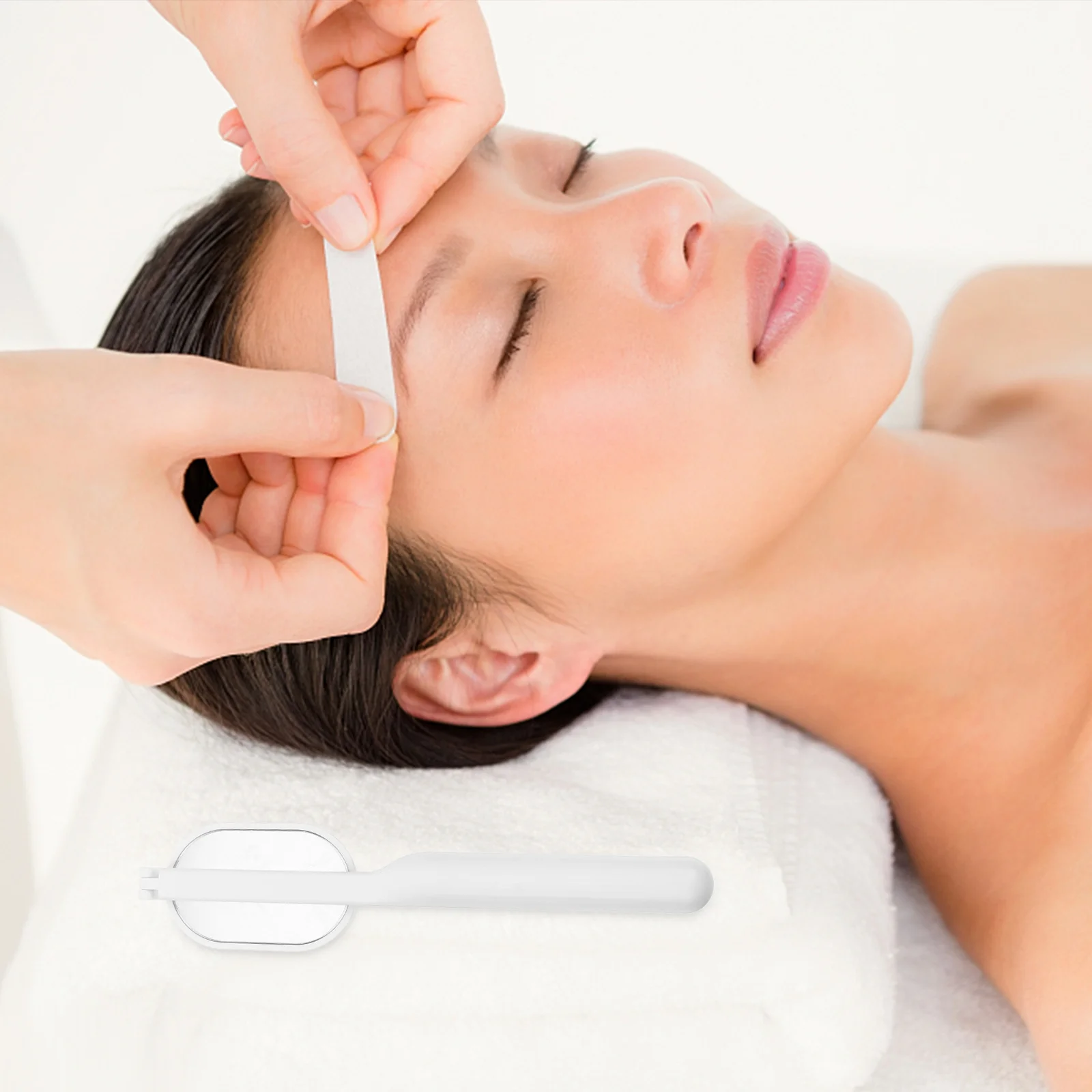 Lightweight Folding Eyelash Extensions Mirror Compact Adjustable Handheld Lash Check Makeup Tool