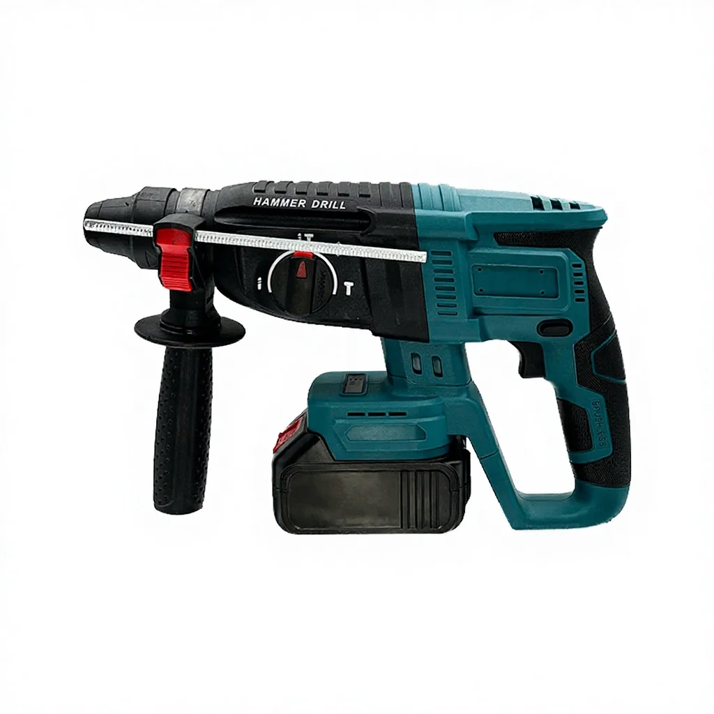 Factory Wholesale Multifunctional Electric Hammer Drill Wireless Tool 21V Brushless Motor Construction Grade
