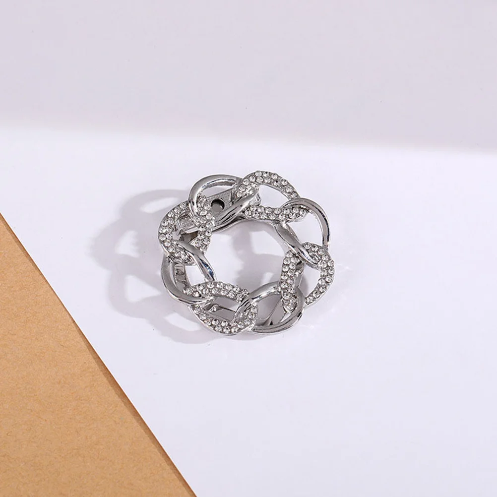 

Scarf Ring Buckle Silk Scarf Clip For Women Shirt Ties Ring Clothing Wrap Holder Dress Accessory Fashion Jewelry