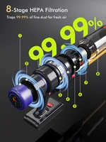 Armo V22 Handheld Vacuum Cleaner 55kPa 600W Power 6 in 1 Vertical Cordless Vacuum Cleaner LED Display Handheld Sweeper Machine 4