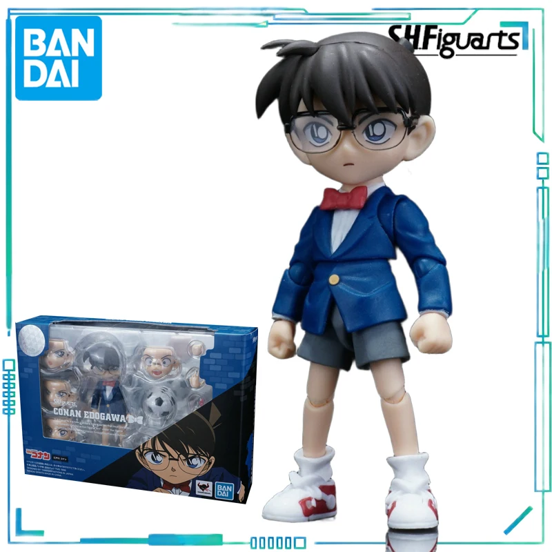 BANDAI Genuino S. H. Figuarts Serie Detective Conan Serie Edogawa Conan,Shuichi Akai,An Shi Tou,Mouri Kogoro,Mouri Lan Modelo