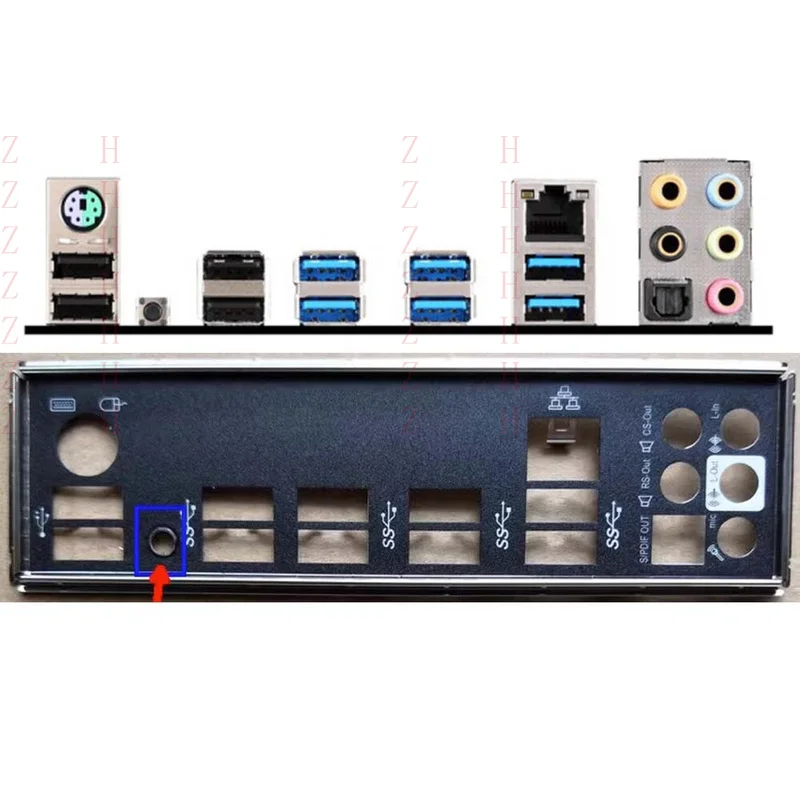 

ZZHH For MSI X99A RAIDER/USB 3.1 Motherboard IO Shield I/O Shield Backplate