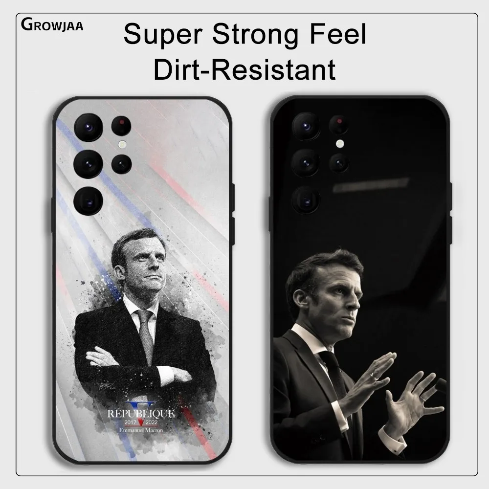 

French E-EmmanueL Cool Phone Case For Samsung Galaxy S25 S24 S22 S23 Ultra S21 S20 Plus 5G Protective Silicone Funda