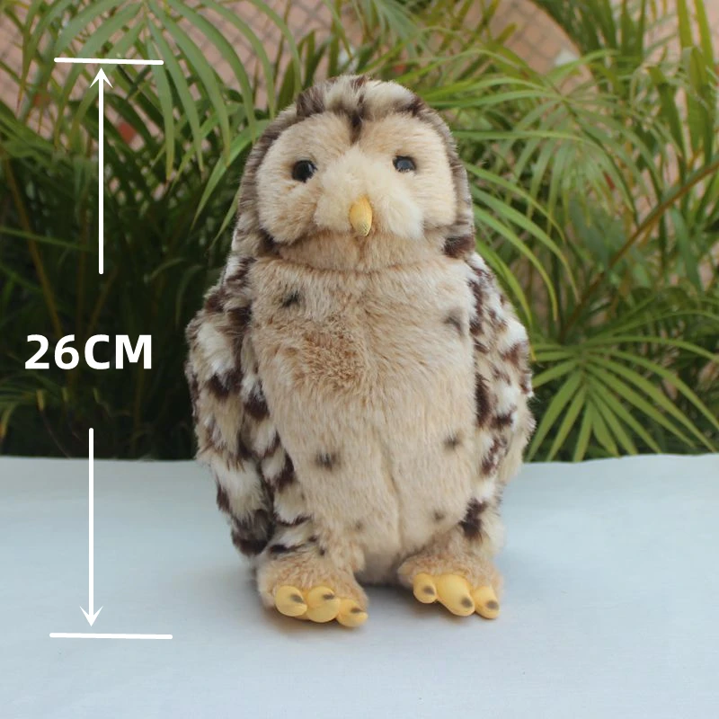 

Realistic Owl High Fidelity Cute Plushie Nighthawk Plush Toys Lifelike Animals Simulation Stuffed Doll Kawai Toy Gifts For Kids