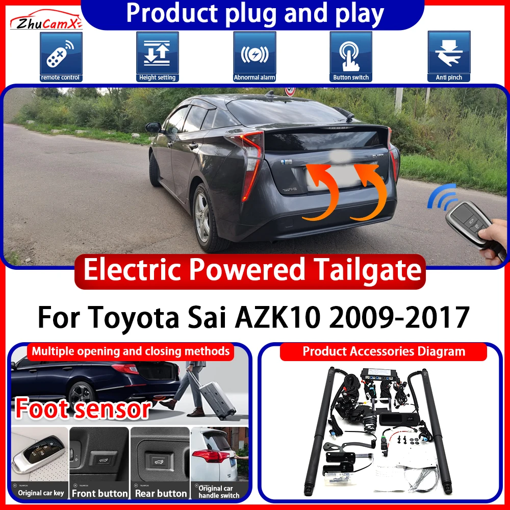 

ZhuCamX OEM Electric Powered Tailgate for Toyota Sai AZK10 2009-2017 anti pinch Smart Intelligent Trunk Control Gate Lift Kit