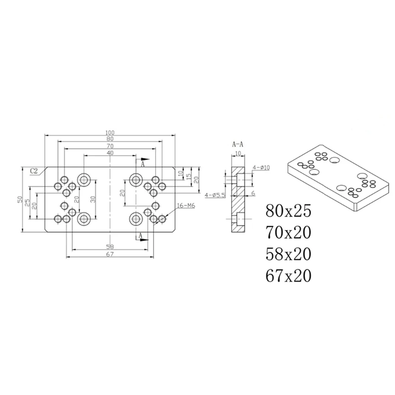 1 Set CNC 3018 Pro X-Axis Upgrade Kit & 1 Set Nema17/23 42BYG/57 Stepper Apply 45Mm Spindle T8 Copper Anti-Backlash Nut