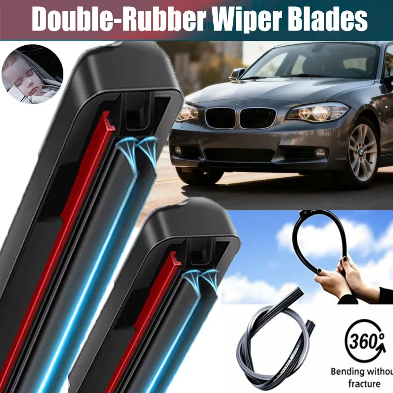 Front Wiper Blades Set For BMW 1 Series F20 F21 2011-2019 2018 114i 116i 118i 120i 125i M135i M140i 116d 118d 125d Windshield PT