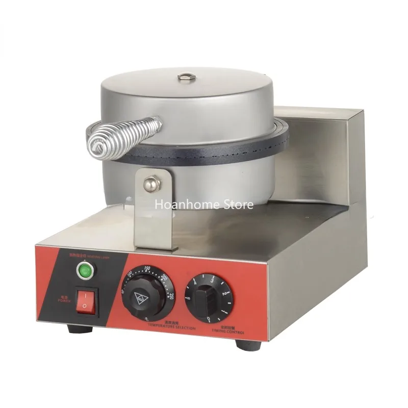 Single-Head Ice Cream Skin, Waffle Cone Maker Ice Cream Ice-Cream Cone Crispy Machine Egg Roll Maker Waffle Cone Maker